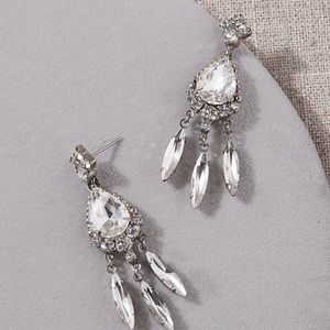 BHLDN Swarovski chandelier earrings